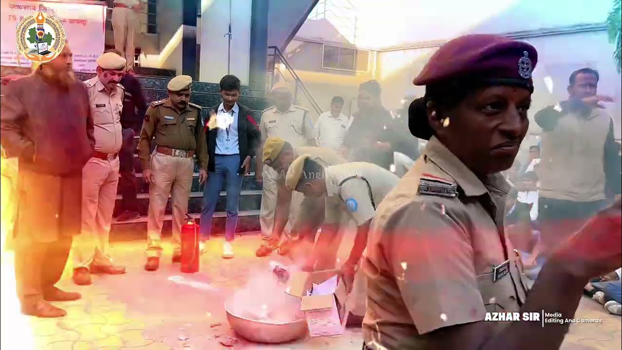 Safety First 🔥 | Fire Extinguisher Training at MAR Anglo Urdu High School, Jalgaon 