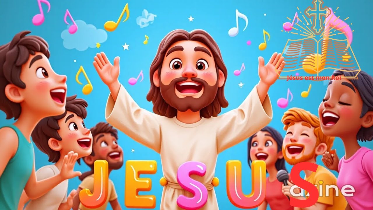 🎶 J E S U S  La Chanson de J&eacute;sus ! 🎤 Animation Enfants Chr&eacute;tiens