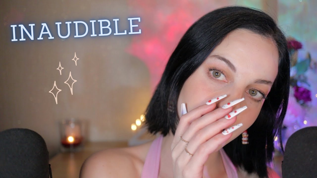 ASMR Sleepy Cupped Inaudible (with fireplace-forest sounds) ~2 hours looped for extra Zzzz💕✨