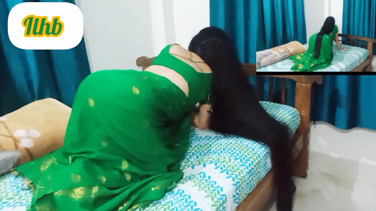 Open hair beauty of Indian longhair beauty 💘💕