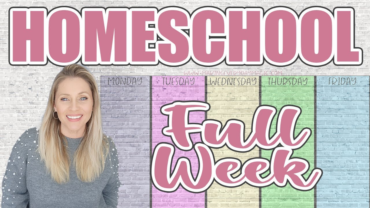 🏡 Welcome to Our Homeschool Journey: A Full Week Overview! 📚 Homeschool Our Full Week