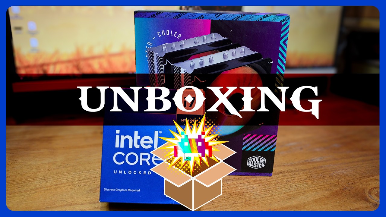 Unboxing - i7 14700KF + Coolermaster Hyper 620s - 29/10/2025