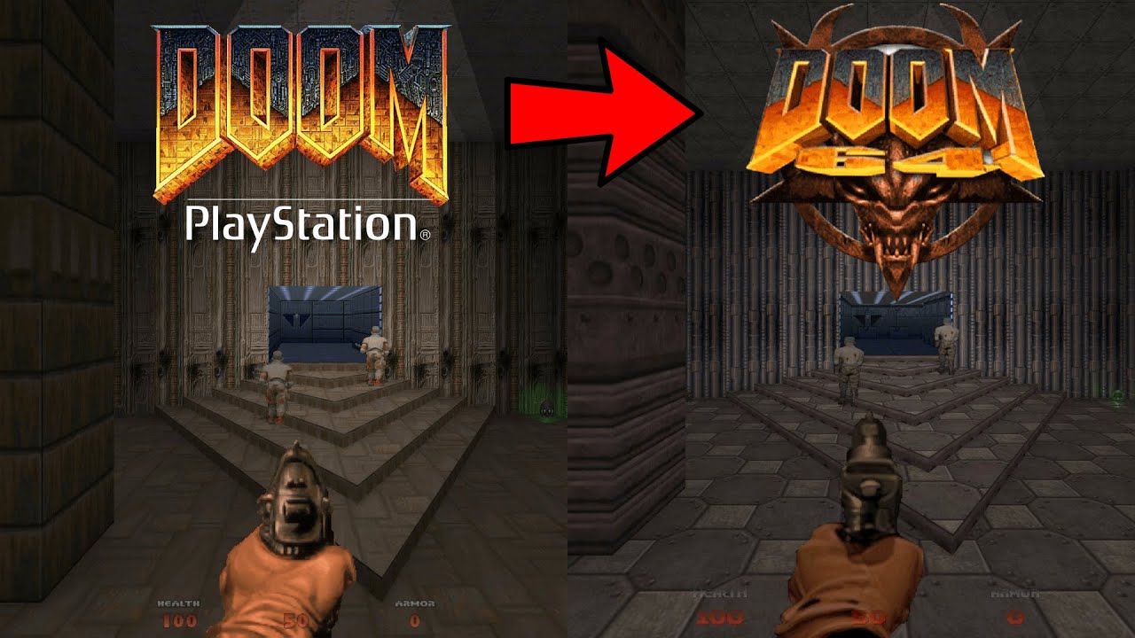 PSX DOOM 64 - Playing PSX Doom as if it were the N64 version