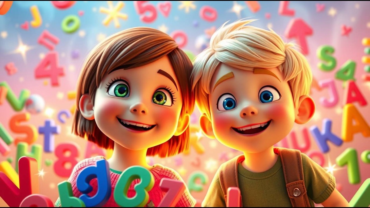 🌈 Лея и Томи поют! Все детские песенки про БУКВЫ, ЦИФРЫ, ЦВЕТА и ФИГУРЫ 🎵✨