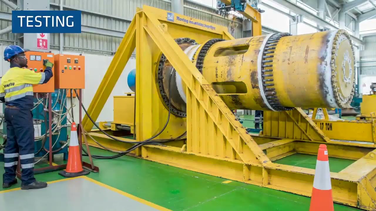 Component Rebuild  Komatsu 960 E Wheel Motor Transmission  Zambia