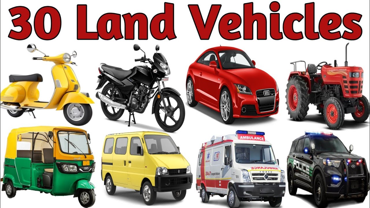 20 वाहनों के नाम | Learn 20 Vehicles Names for Kids with Pictures & Sounds |kids Learning Video 