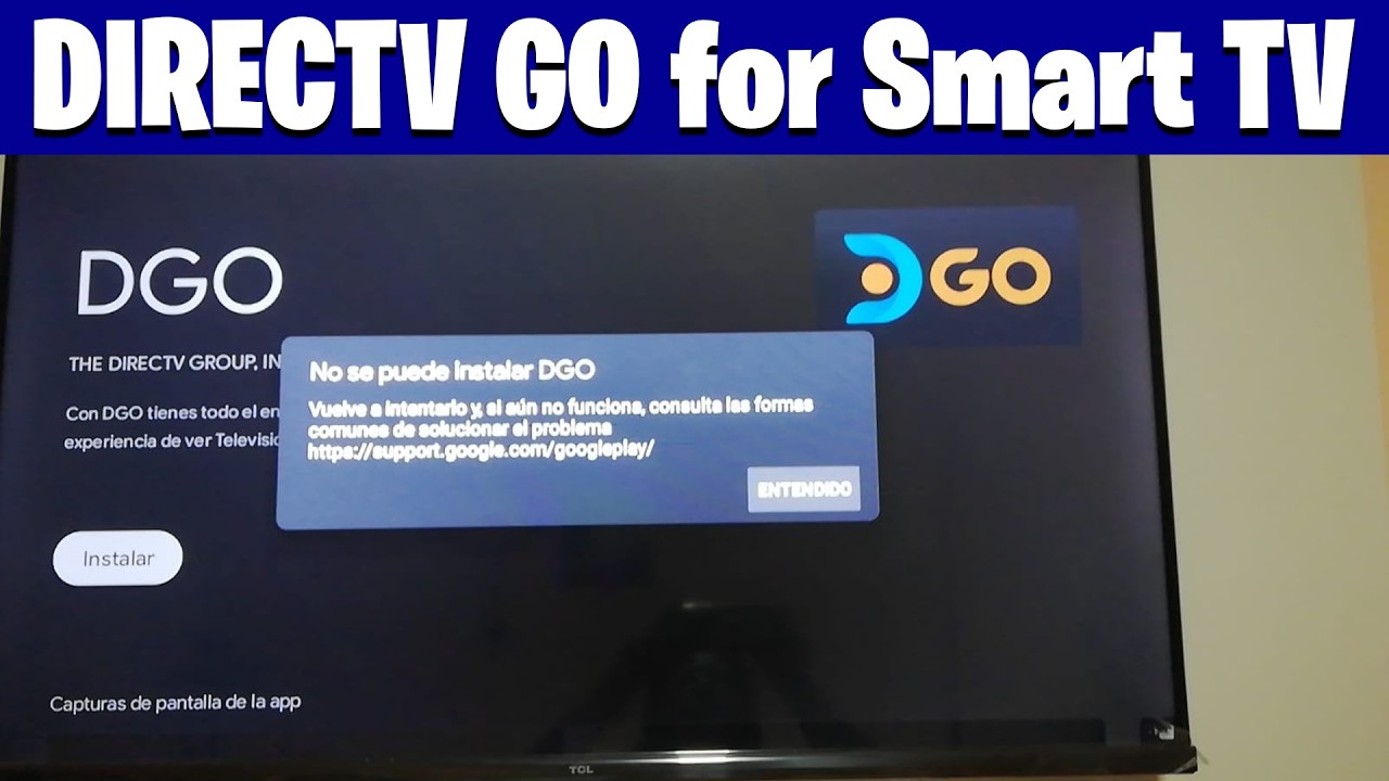 DIRECTV GO для Smart TV: установка приложения DGO и решение проблем с отображением