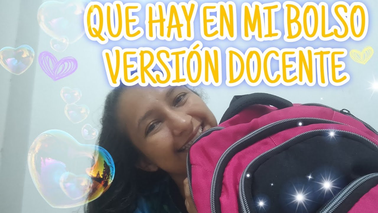 QUE HAY EN MI BOLSO DE DOCENTE 🧑‍🏫| PALOMITA BELLA