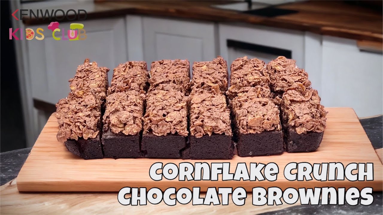 Lily's Cornflake Crunch Chocolate Brownies | Baking with Kids | How to | Kenwood Kids Club | Ep145