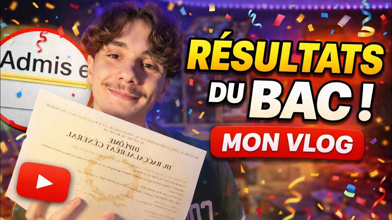 VLOG des RÉSULTATS du BAC (mais pas que…)