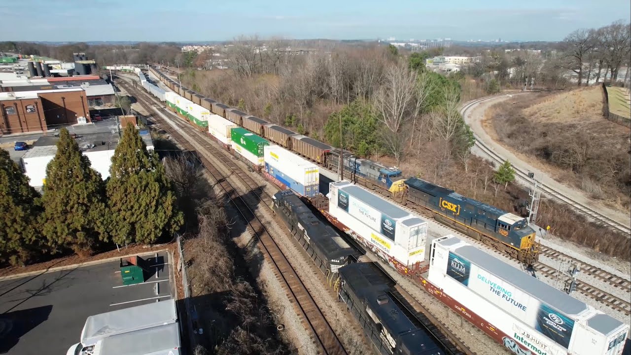 Some Morning Trains at Jacmac, Bridge, Howell and Gainesville