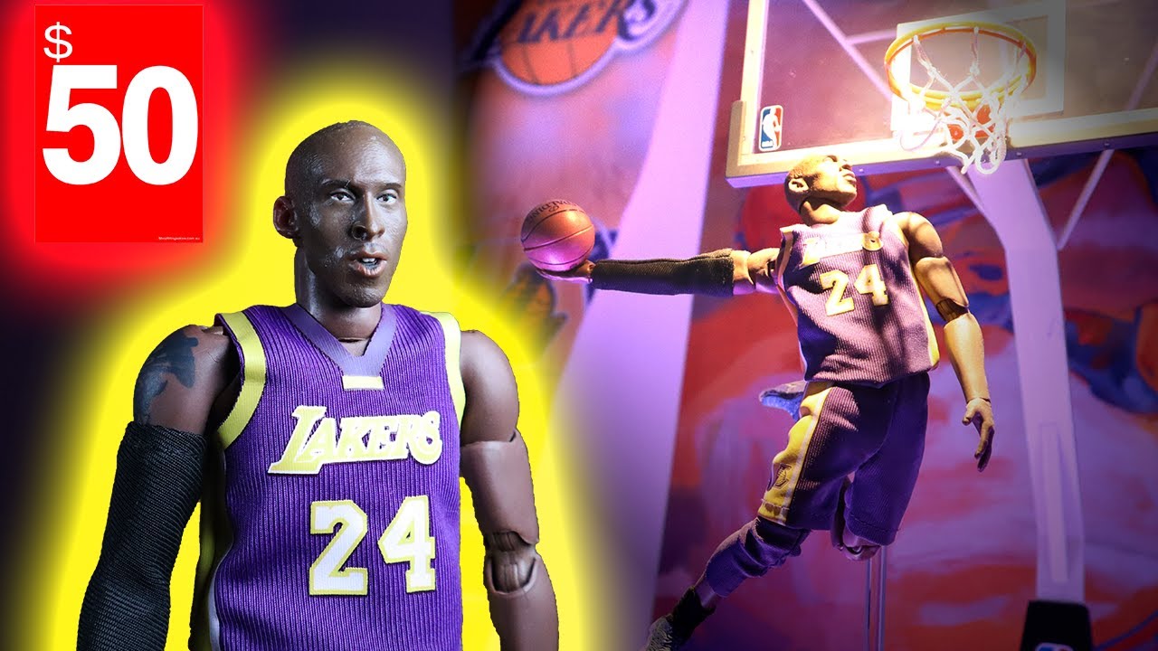 Kobe Bryant 1/9 Enterbay Scale Motion Master Piece Figure Review (Knock off version)