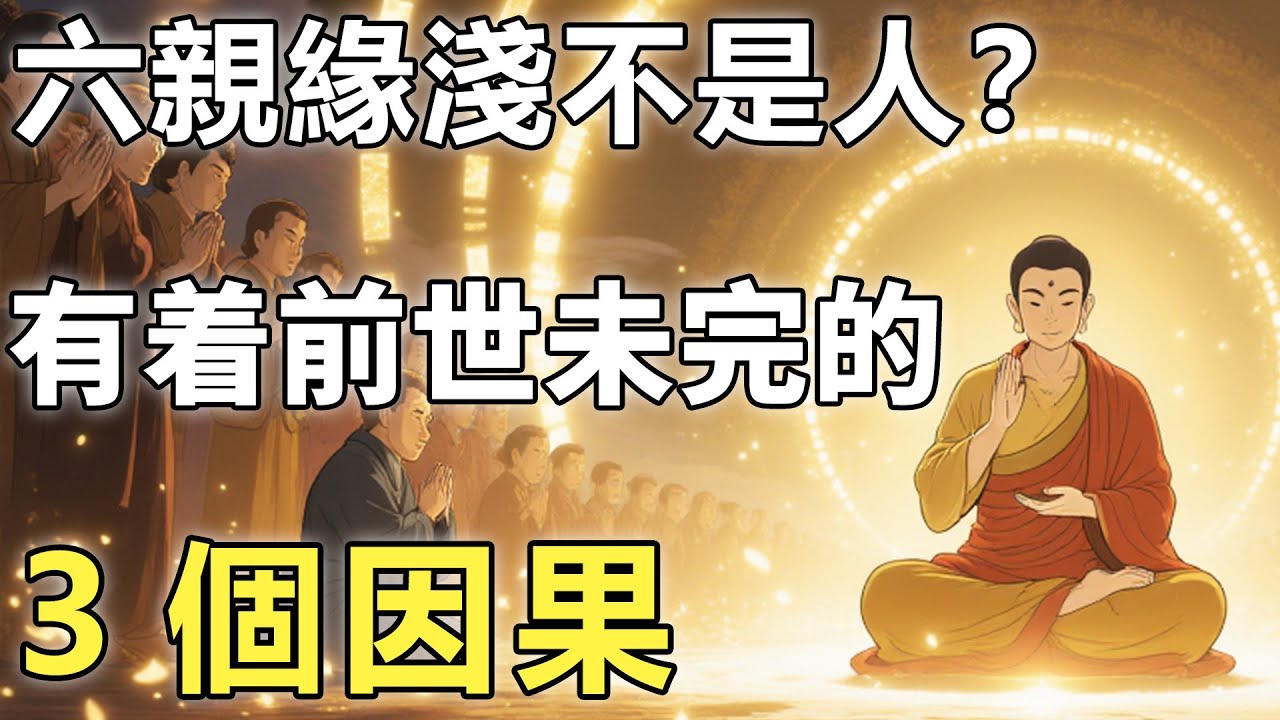 六親緣淺的就不是人？孟婆：它帶著前世未完的3個因果！【輪回|因果|佛學】