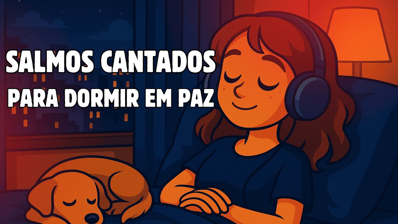 Durma Nos Braços de Deus com Esses Salmos | Salmos 1 a 8 Cantados para Dormir