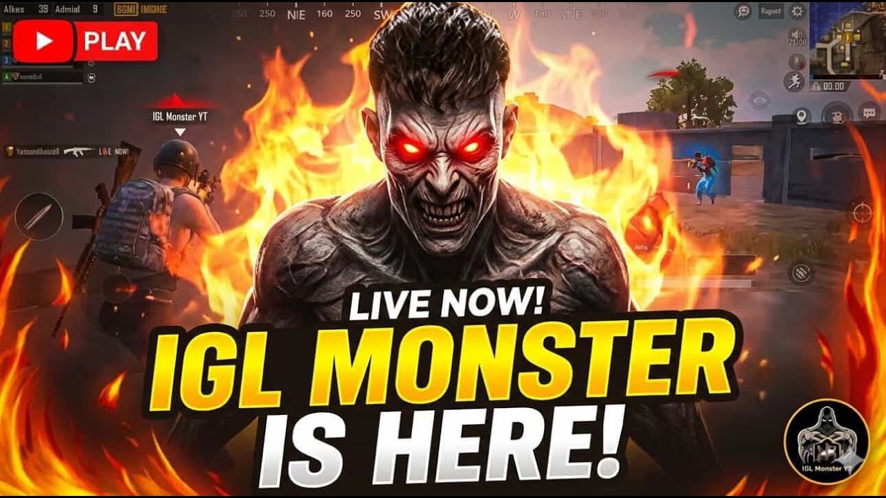 IGL MONSTER YT IS LIVE | BGMI LIVE STREAM | LETS GO FOR 1K SUBS #IGLMONSTERYT  #IGYT #SHARRANYT