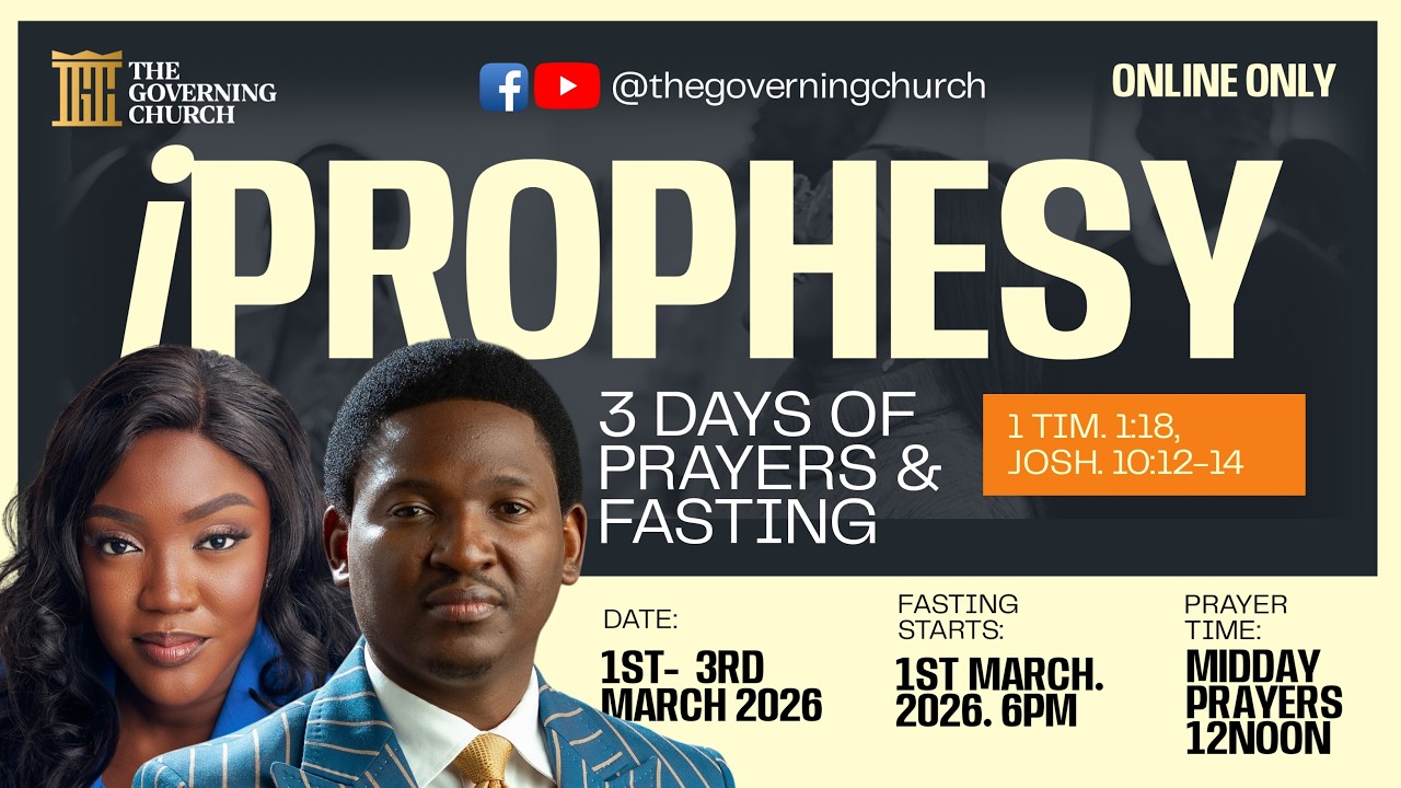 iPROPHESY DAY 1- AFTERNOON | 3 DAYS PRAYER & FASTING