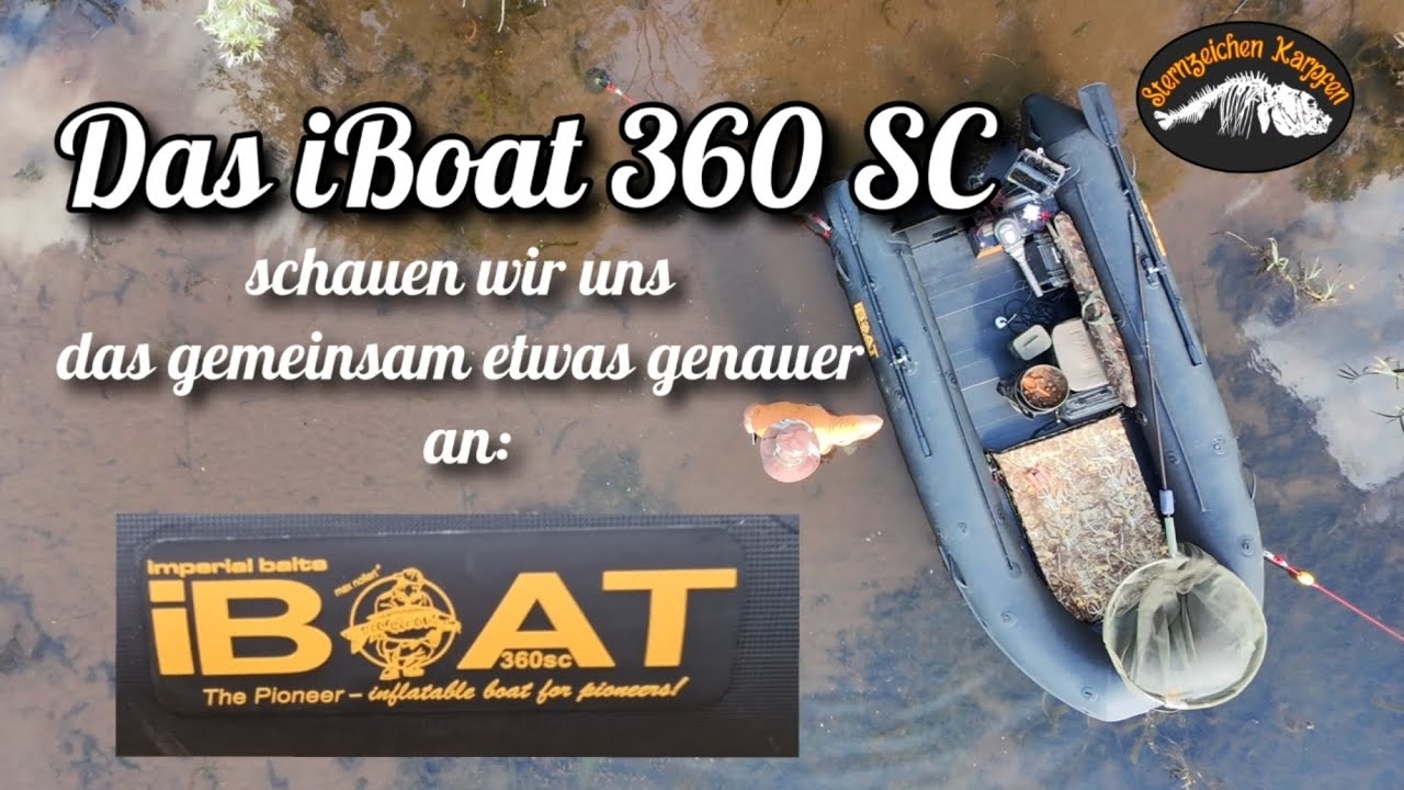 iBoat 360 SC EXTREME Schlauchboot zum Angeln gemacht Karpfenangeln - Boot