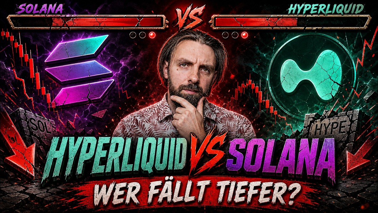 Solana oder Hyperliquid wer wird 2026 der gro&szlig;e Gewinner? Sol und Hype Analyse
