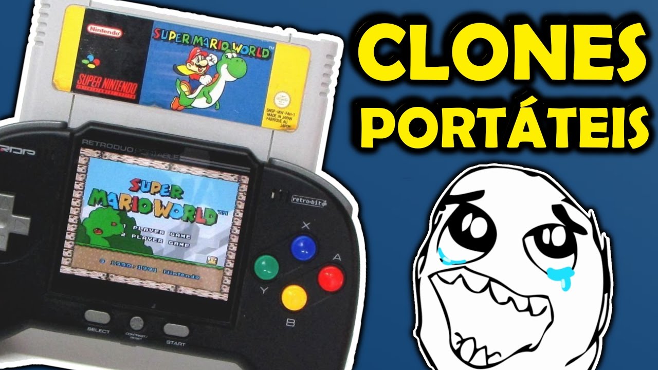 Clones de portáteis que imitaram os consoles na cara dura