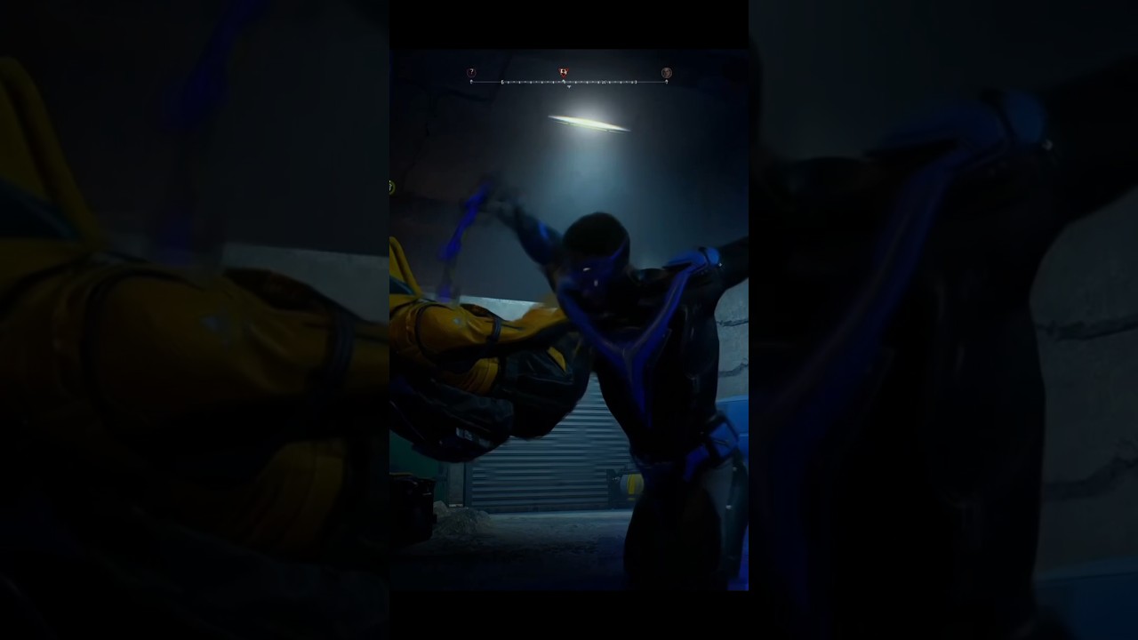 Knightwing brutal slow motion #slowmotion #gothamknights #batman #knightwing  takedown!