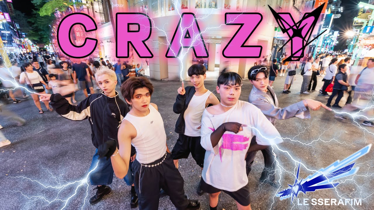 [KPOP IN PUBLIC Male ver.]LE SSERAFIM ‘CRAZY’ ONE TAKE DANCE COVER by MISS•M From TAIWAN
