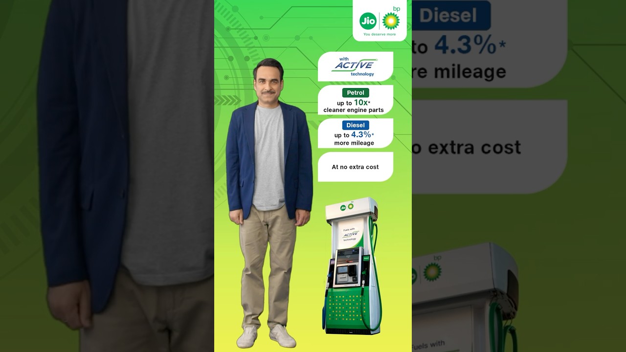 Power Up your Drive with Jio-bp ACTIVE Technology Fuels!
