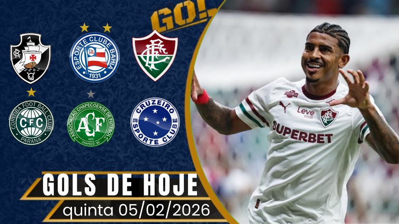 todos os gols dessa quinta 06\ 02\ 2026