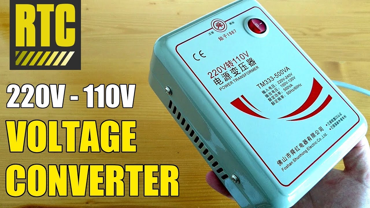 Step Down VOLTAGE CONVERTER 220V to 110V Power Transformer for European Travel