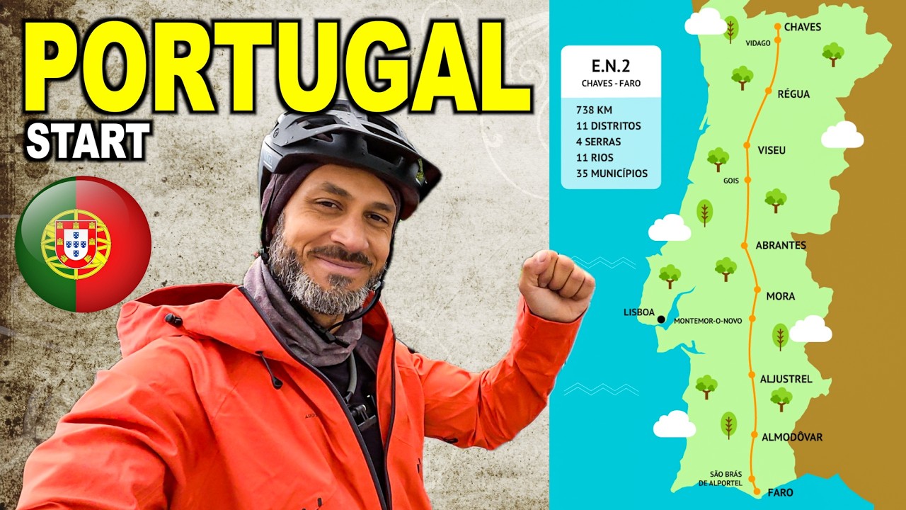 CICLOTURISMO EM PORTUGAL: PRIMEIRO COM CHUVA E UM PRESENTE INESPERADO.