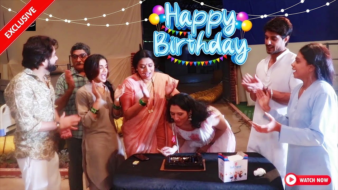 EXCLUSIVE! Rutuja Bagwe & Ankit Gupta CELEBRATE Co-Star's B'DAY On The Sets Of Maati Se Bandhi Dor!