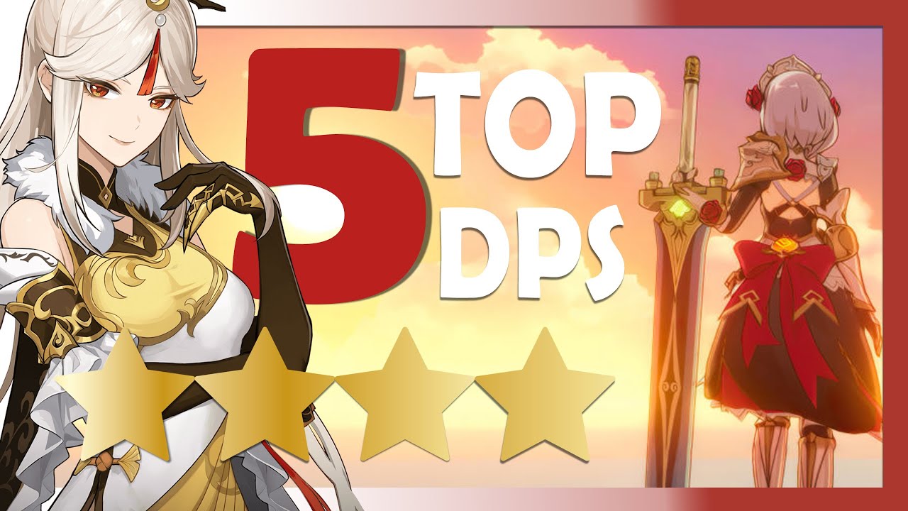 LES 5 PERSONNAGES QUATRE ETOILES AU PLUS GROS DPS (GENSHIN IMPACT)