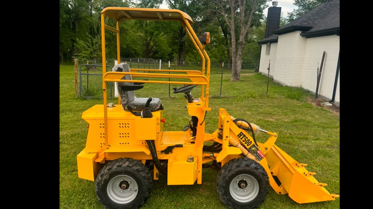 Chinese mini wheel loader Overview! HT500