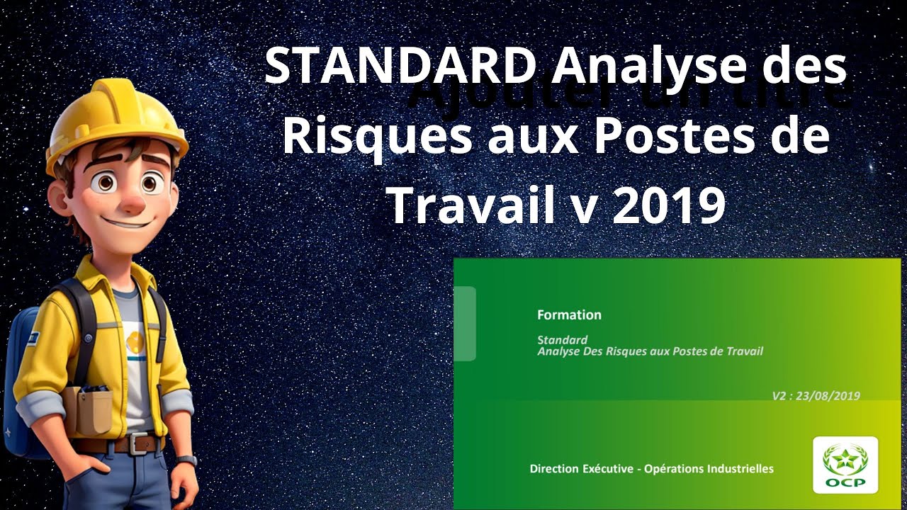 STANDARD :Analyse des Risques aux Postes de Travail partie 1:2024