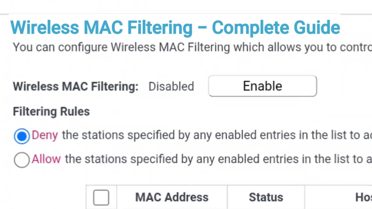 TP Link Router MAC Filtering COMPLETE Setup   Fix Randomized MAC Problem on Phone   WiFi Security 10