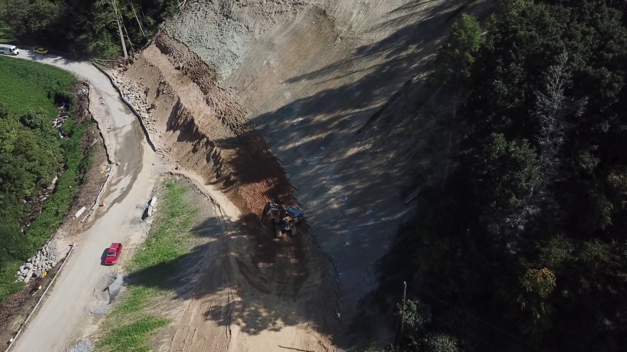 NC-9/Bat Cave Landslide Repair