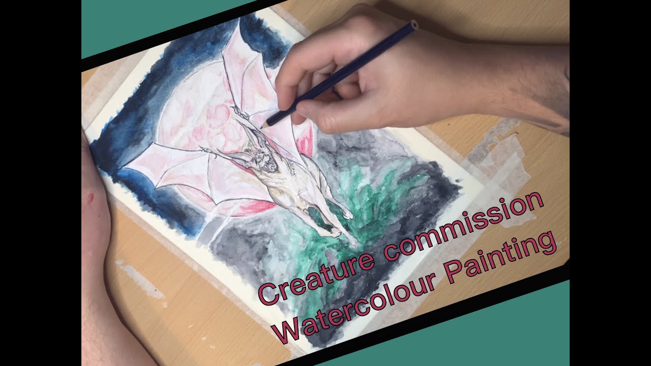 Creature Commission (Watercolour Painting)