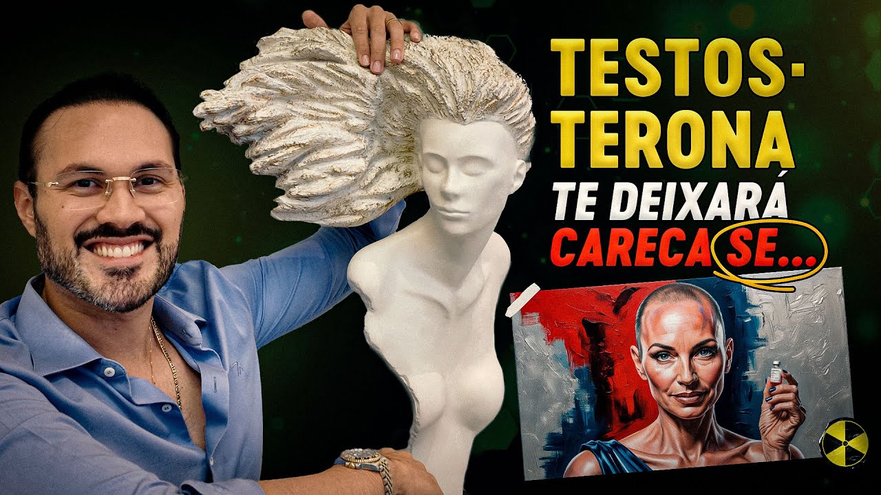 Como a REPOSIÇÃO HORMONAL DE TESTOSTERONA afeta seu CABELO? | Dr. André Vinícius
