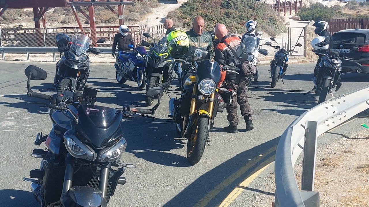 Z650 ride from Kouklia Paphos to Zygi Harbour and Kiti in Larnaca