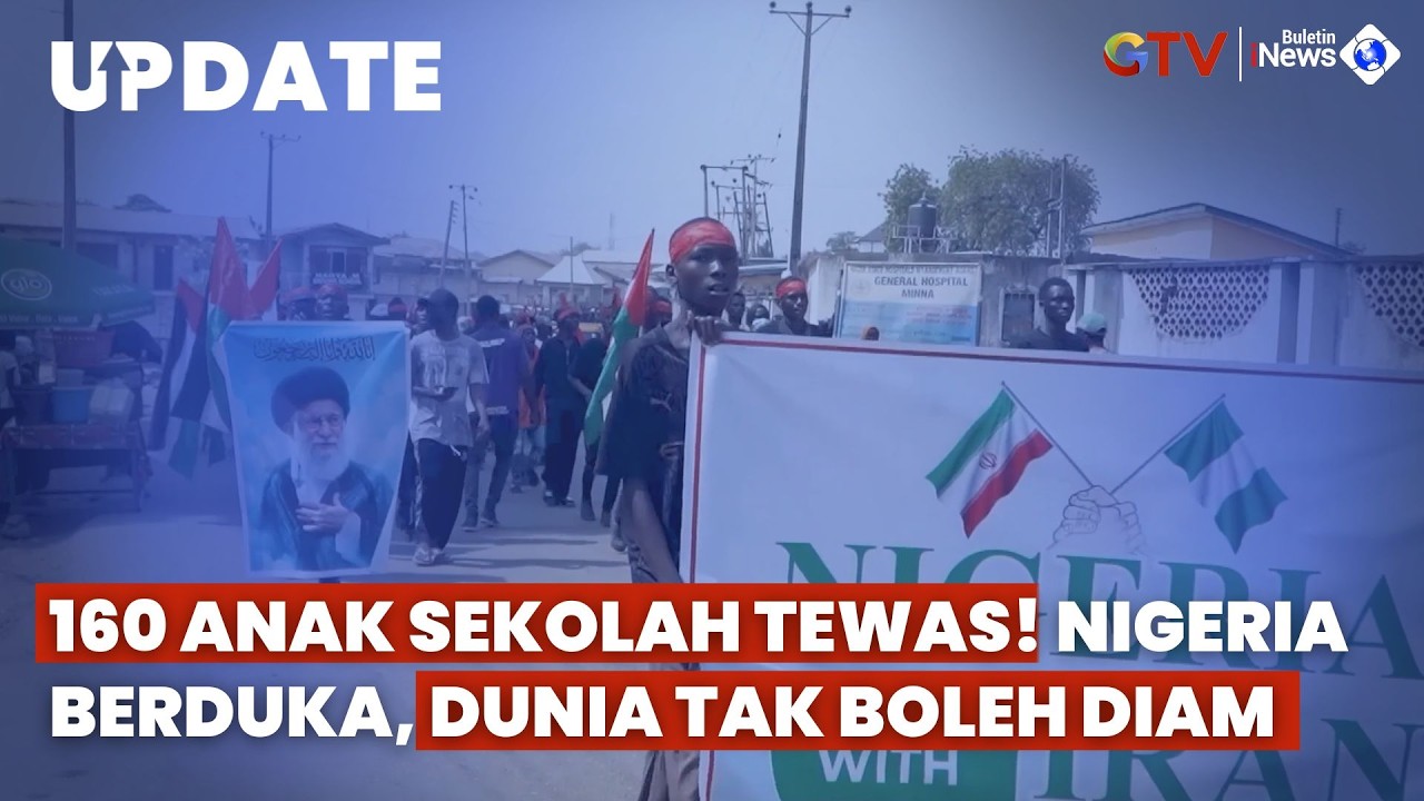 Demonstran Nigeria Turun ke Jalan Kecam Pembunuhan 160 Anak dalam Serangan Iran!