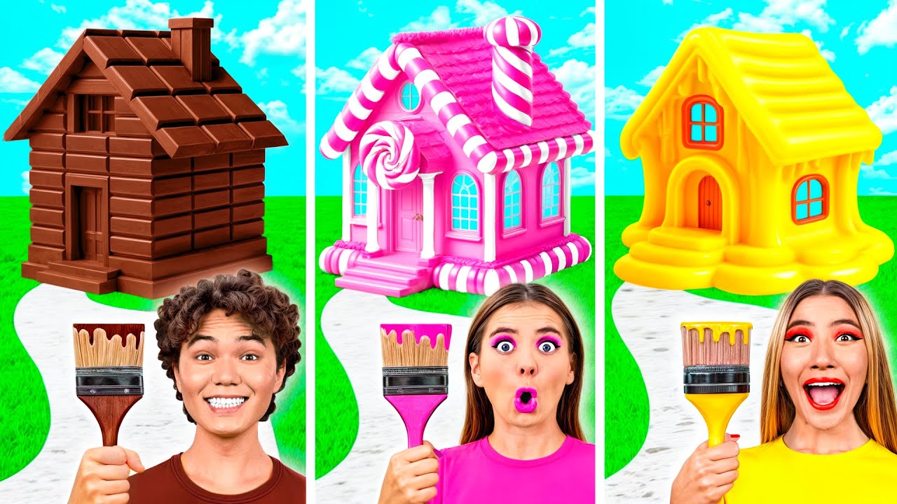 Домики Одного Цвета Челлендж | Умные Гаджеты или Лайфхаки от GoFun Challenge
