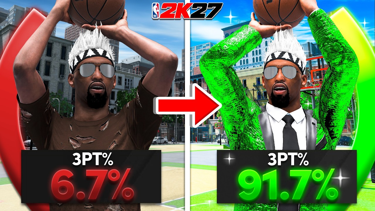 ГАЙД №1 ПО БРОСКАМ в NBA 2K27! КАК БРОСАТЬ ЛУЧШЕ &mdash; ВСЕ СЕКРЕТЫ БРОСКОВ + ЛУЧШИЙ ДЖАМПШОТ NBA2K27!