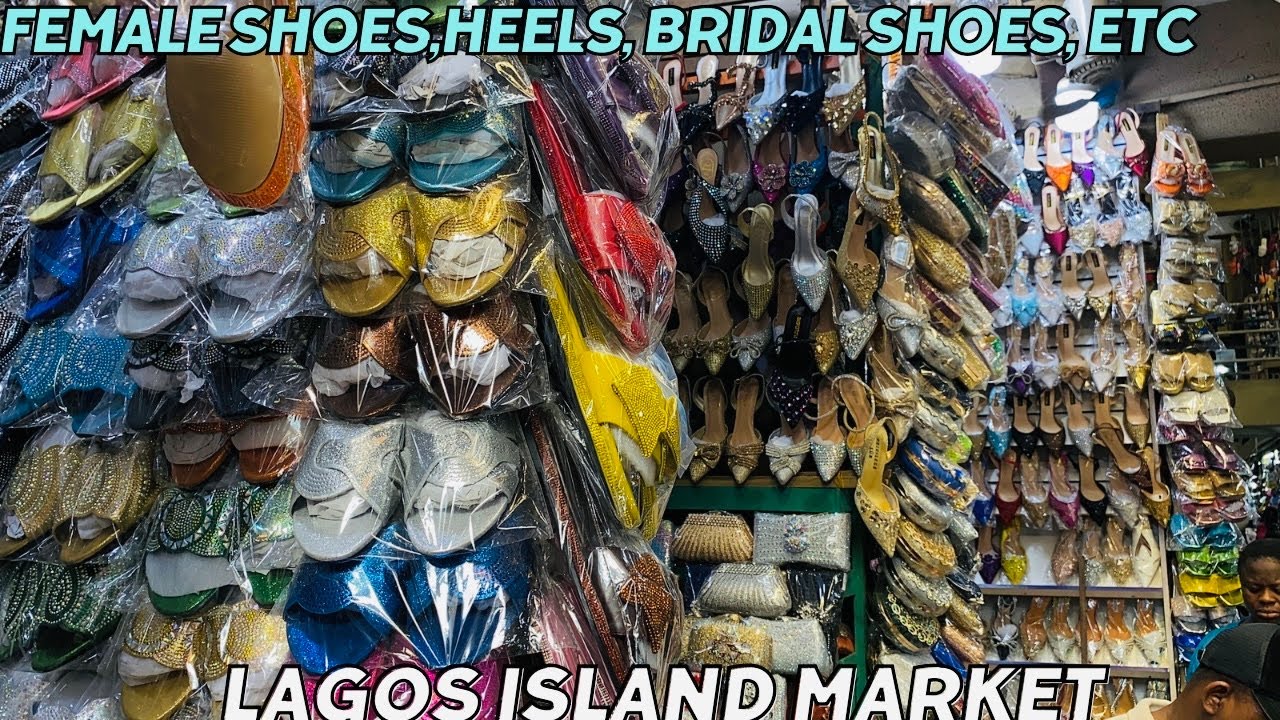 BIGGEST & CHEAPEST MARKET TO BUY ALL KINDS OF FEMALE SHOES,HEELS,SANDALS,BRIDAL SHOES,ETC IN NIGERIA
