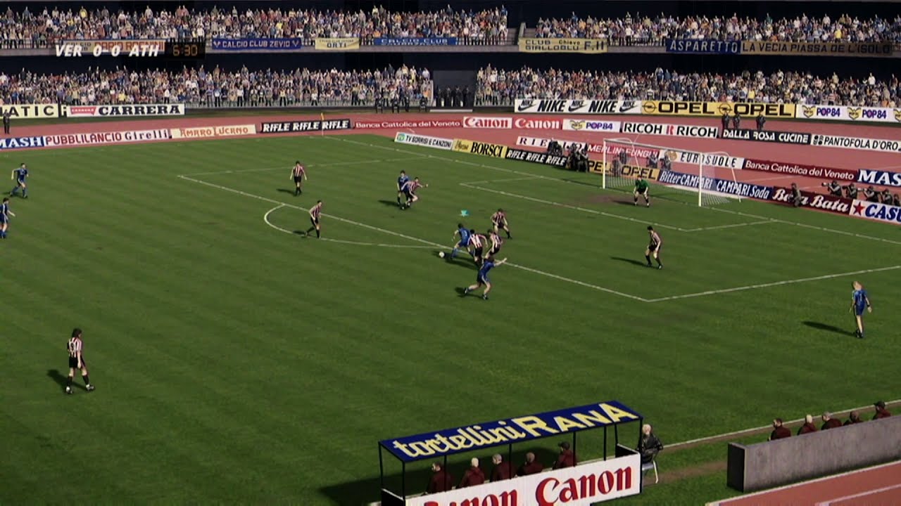 Hellas Verona vs Athletic Club 1988-89 | Marcantonio Bentegodi | PES 2021 + 88-89 Reload Patch