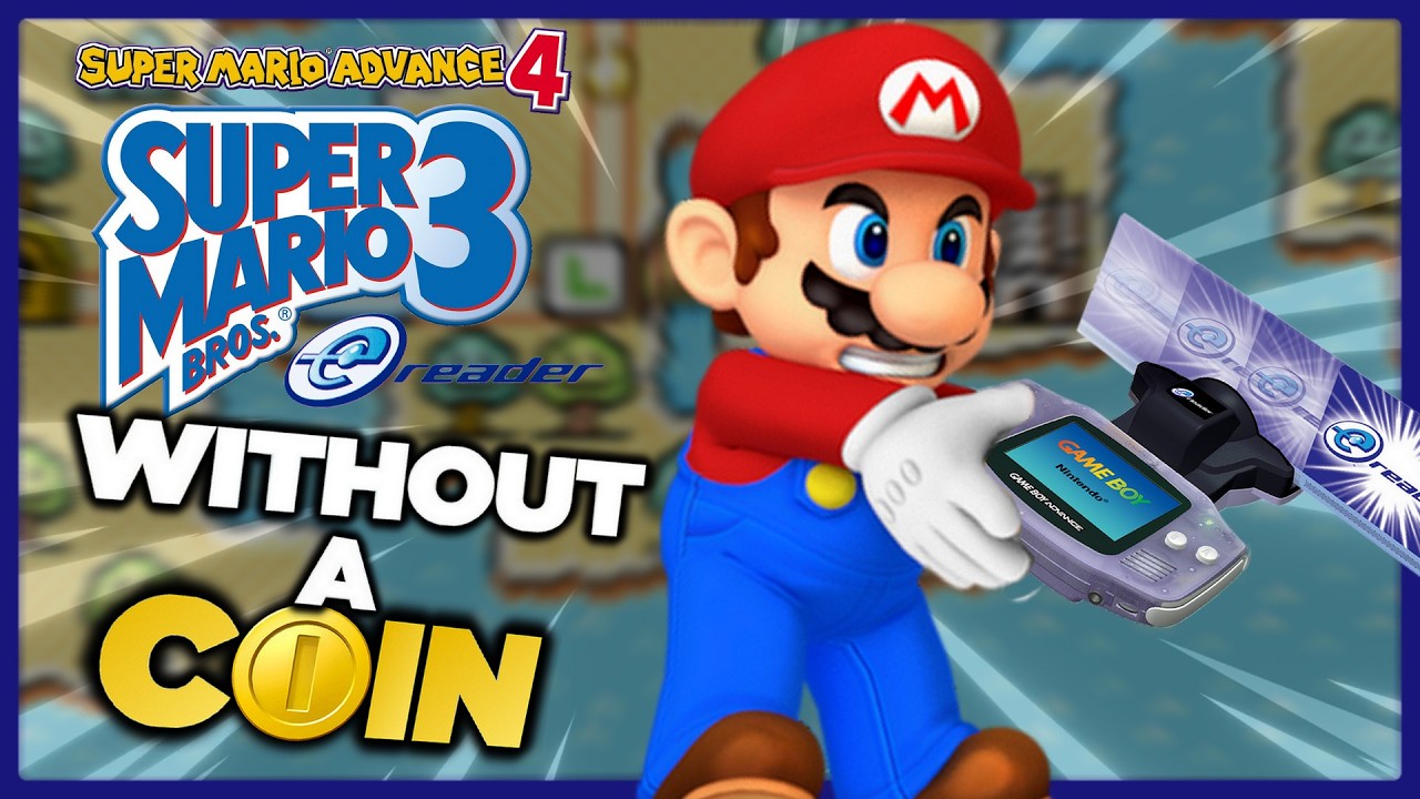 Is it possible to beat the e-Reader levels in Super Mario Advance 4 without touching a single coin?