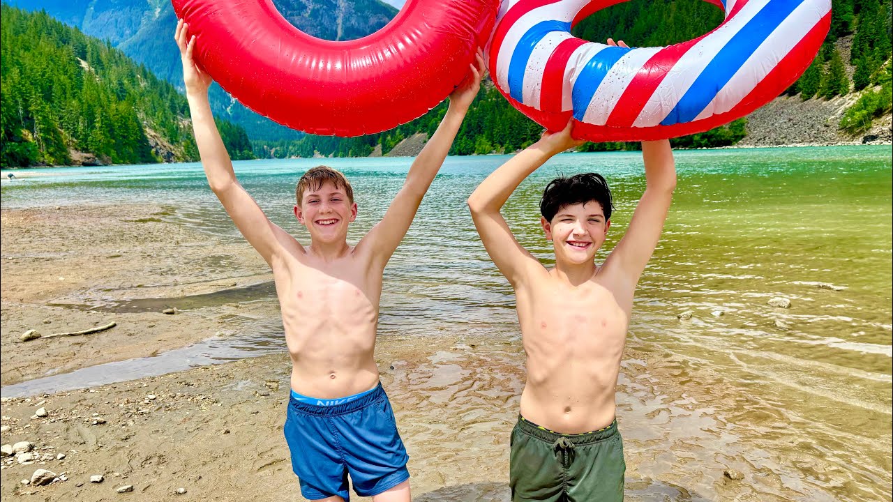 We Played Games in a FREEZING Glacial Lake!