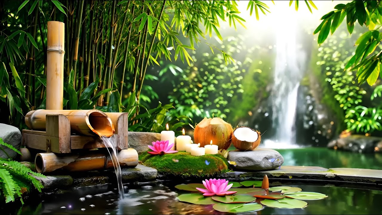 Sleep Music for Deep Sleep🌿Relieve Depression, Stress and Anxiety, Relaxing Piano with Water Sounds