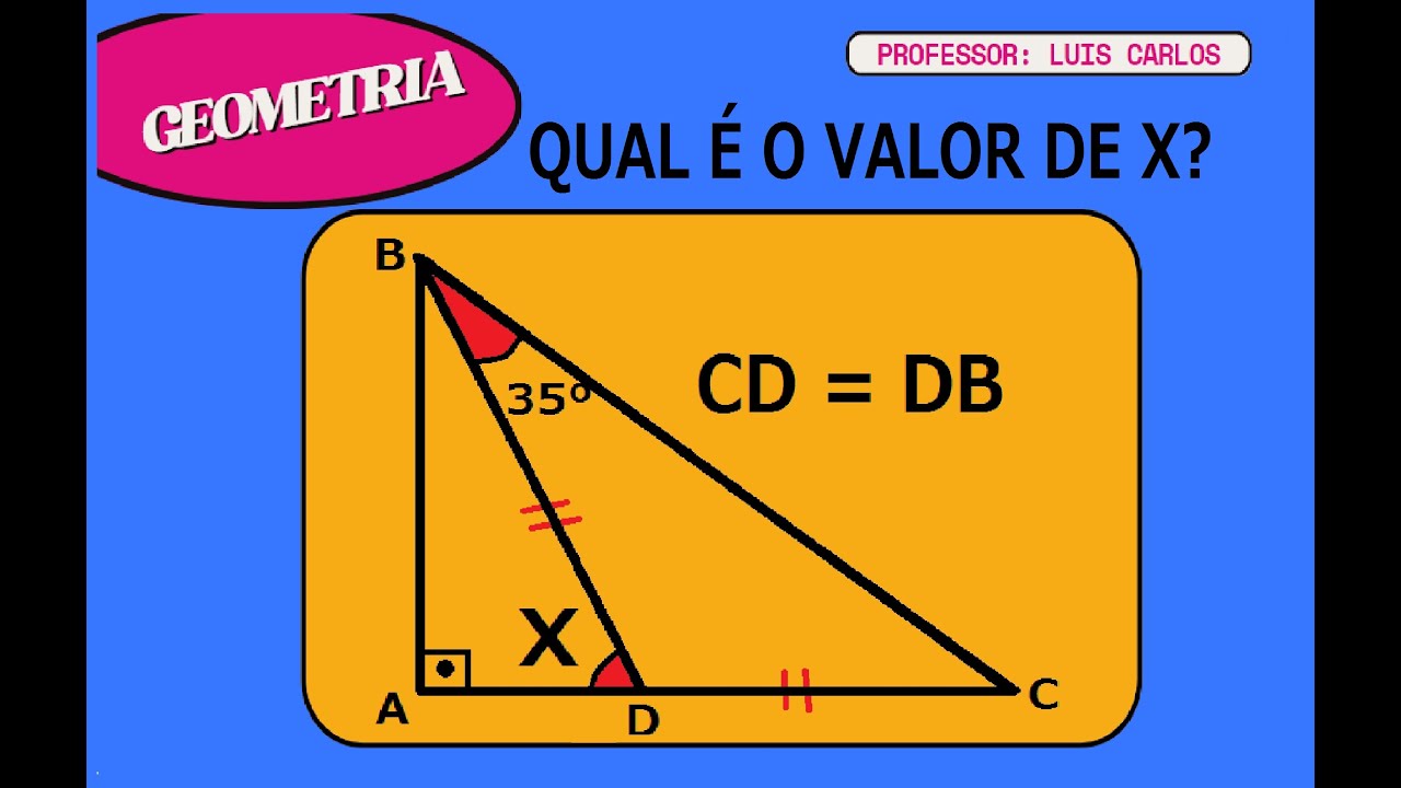 TEOREMA DO ÂNGULO EXTERNO - EXERCÍCIO