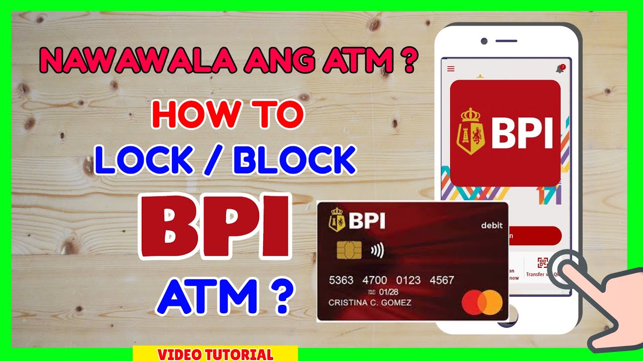 BPI Lost ATM? How to Lock Block BPI ATM Card Online