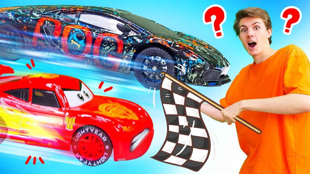 Flash McQueen a perdu la course! Pourquoi? Jeux avec voitures pour enfants.