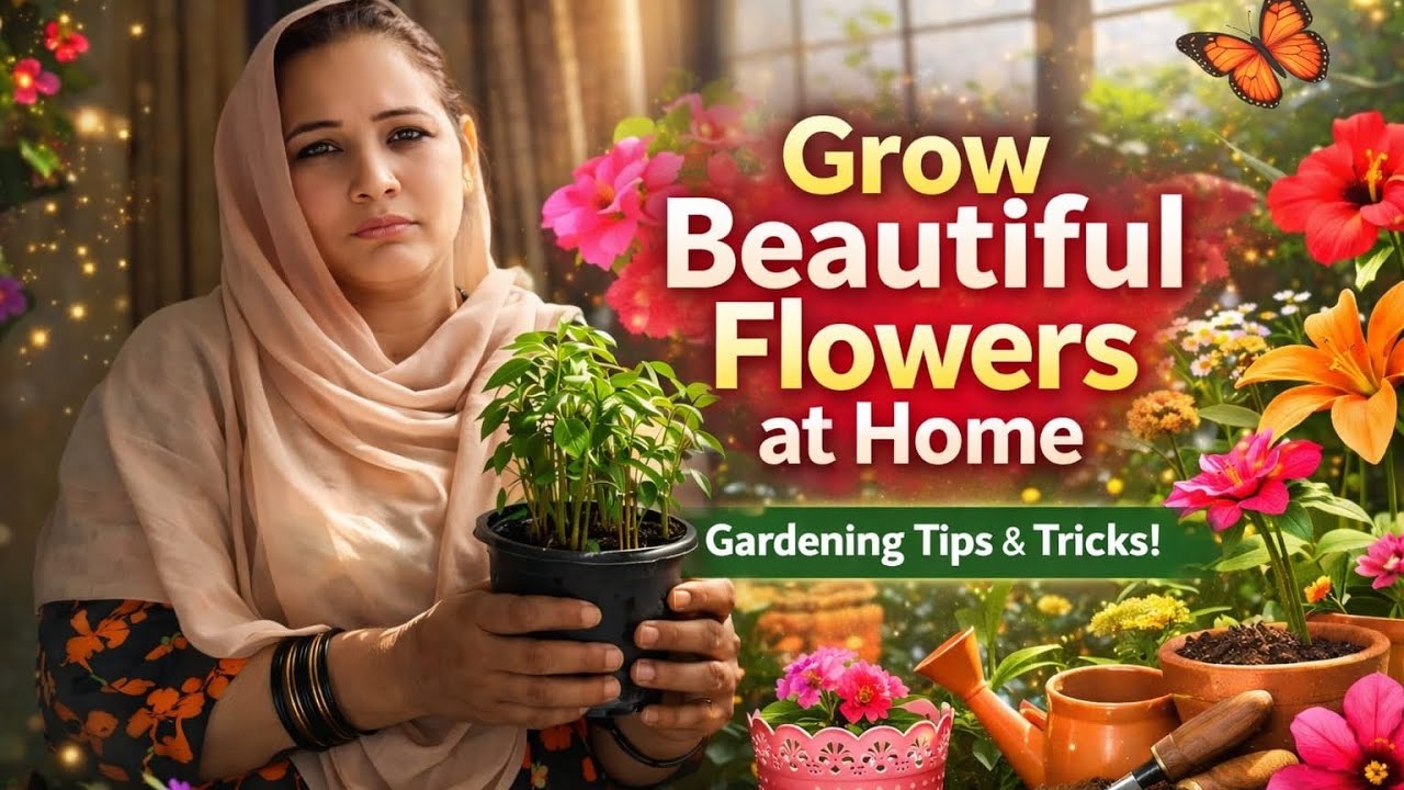 My home gardening routine💐🥀🥀🌺🪷